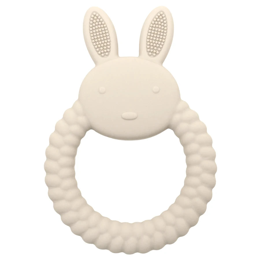 1Pcs Baby Teether Silicone Toy BPA Free Cartoon Rabbit Nursing Teething Gifts Baby Health Molar Chewing Newborn Accessories Toy