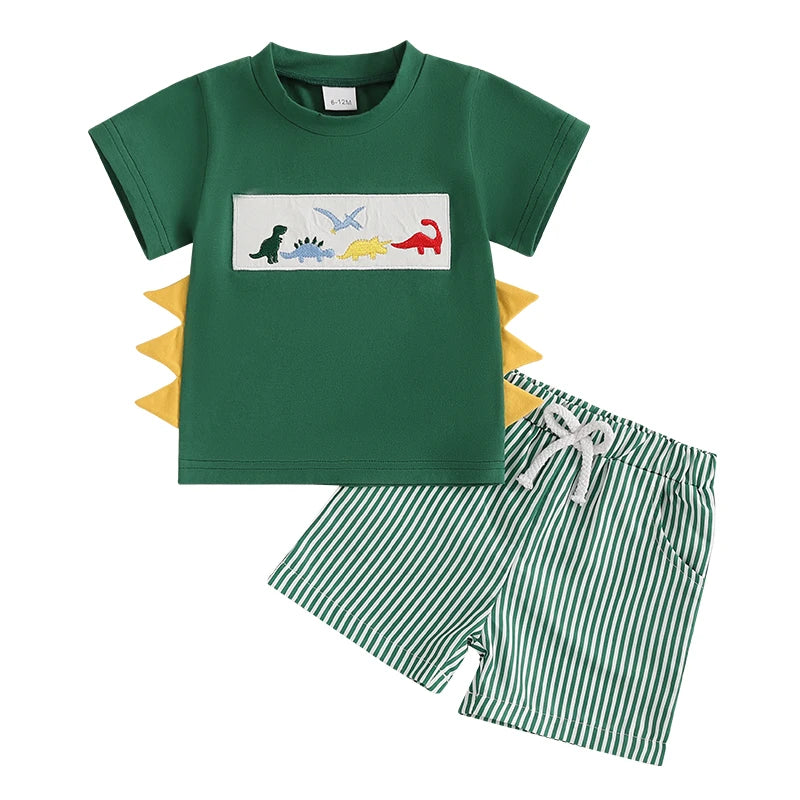 Toddler Baby Animal Print Shorts Set