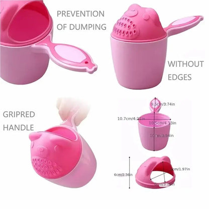 Baby Bathroom Shower Kettle Shampoo Cup Multi-functional Toy for Playing with Water Bathroom Shampoo Cup Toy