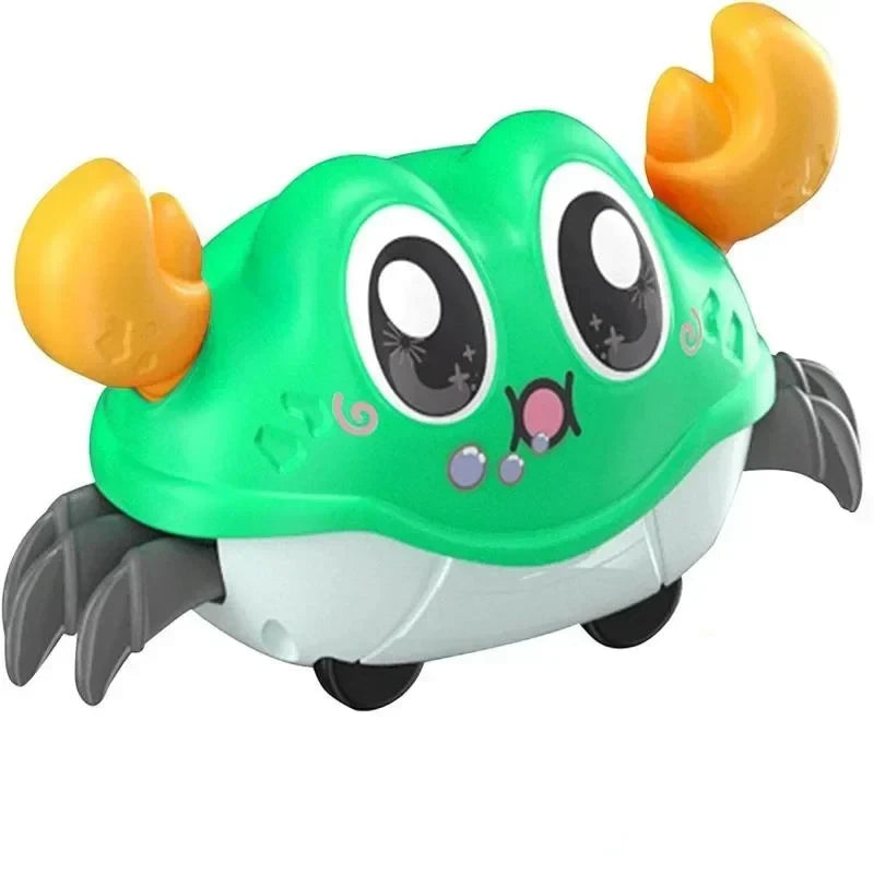 Crawling Crab Tummy Time Walking Dancing Toy Baby Sensory Toys Infant Learning Crawl Gifts Double Force Walking Crawling Toys