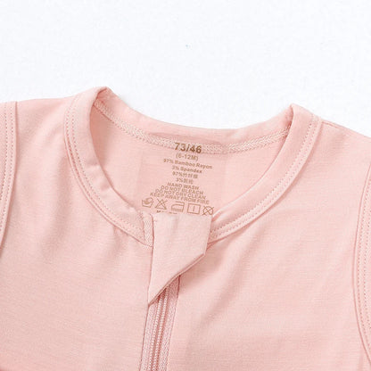 Essentials Summer Baby Romper Clothes Bamboo Fiber Toddler Jumpsuit Sleeveless Onesies Kids Pajamas Solid Bodysuit For Newborn