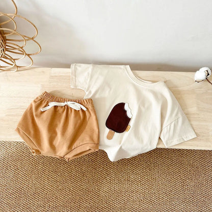 Infant Cotton Ice Cream Outfit