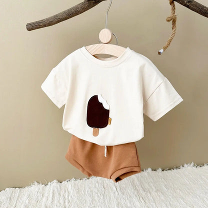 Infant Cotton Ice Cream Outfit