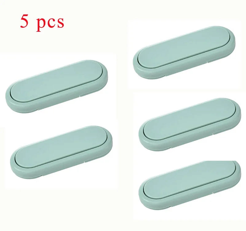 Latch Cabinet Door Protection 5pcs Children's Drawer Safety Baby Anti Pinch Hand Invisible Lock Opposite Door Wardrobe Lock
