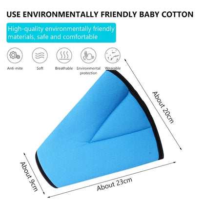 Universal Car Safe Seat Belt Cover Soft Adjustable Triangle Safety Seat Belt Pad Clips Protection for Baby Child Belts amagi