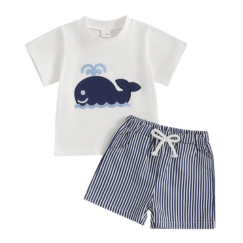 Toddler Baby Animal Print Shorts Set