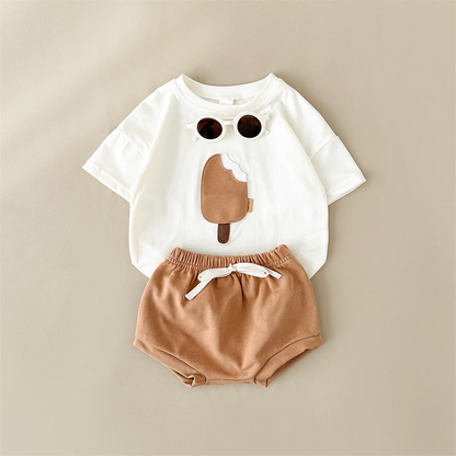 Infant Cotton Ice Cream Outfit