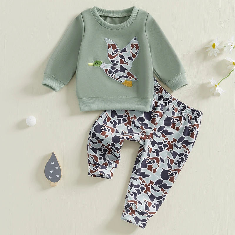 Camo Duck Baby Outfit Set