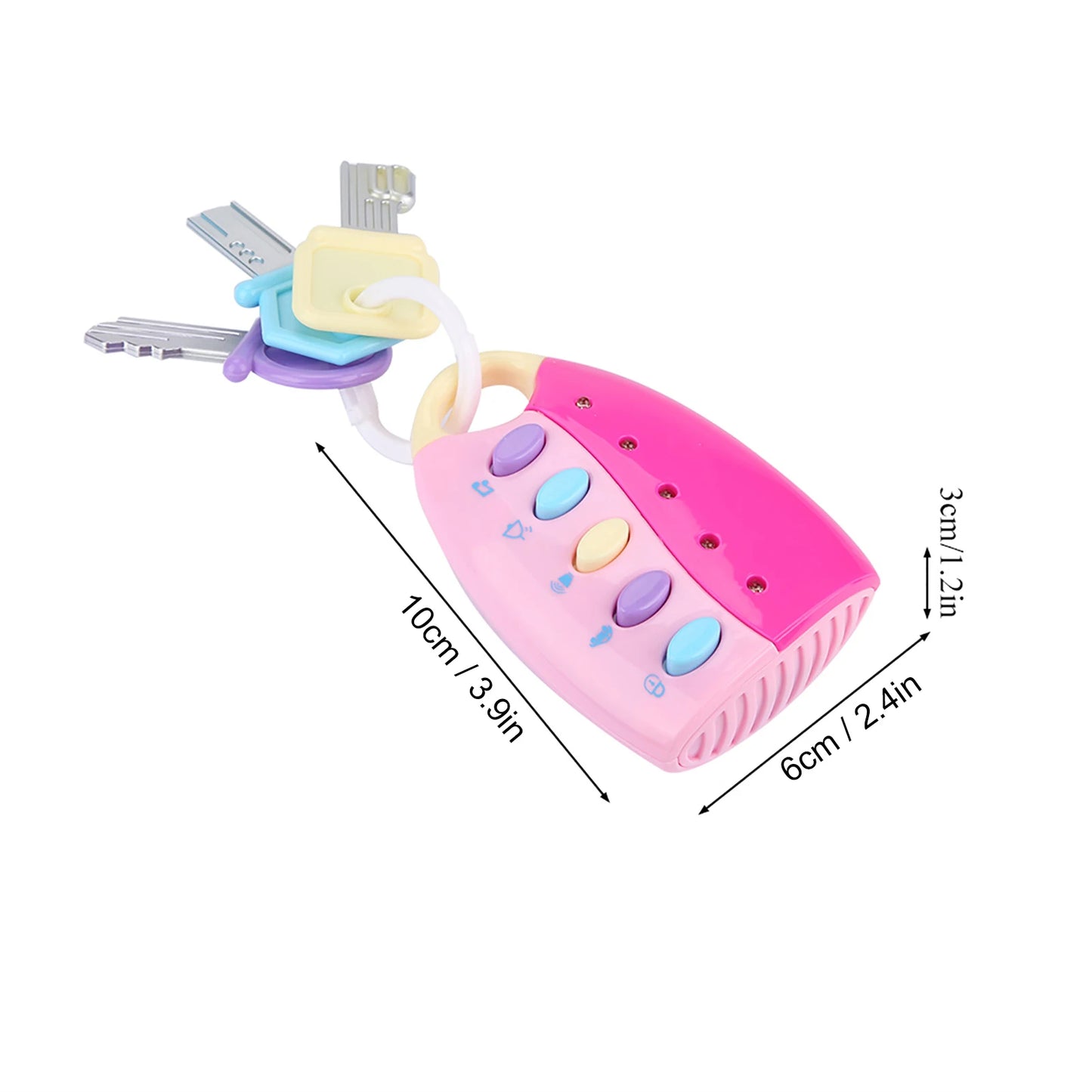 ZK30 Baby Toy Smart Key Remote Car Control Musical Pretend Play for Kids Education Toys