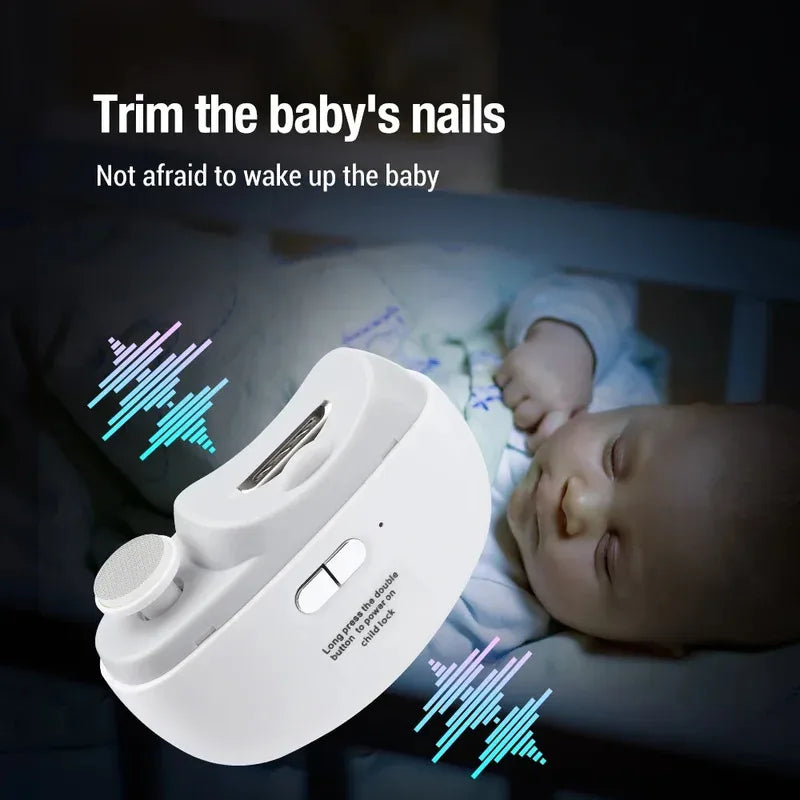 Electric nail clippers for polishing and buffing, automatic nail clippers, rechargeable nail clippers, baby and adult nail art