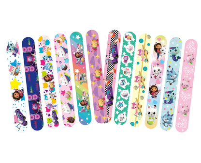 Gabby Dollhouse Slap Bracelets Cats Party Favors Birthday Party Gifts Baby Shower Decorations Snap Band for Kids Girls