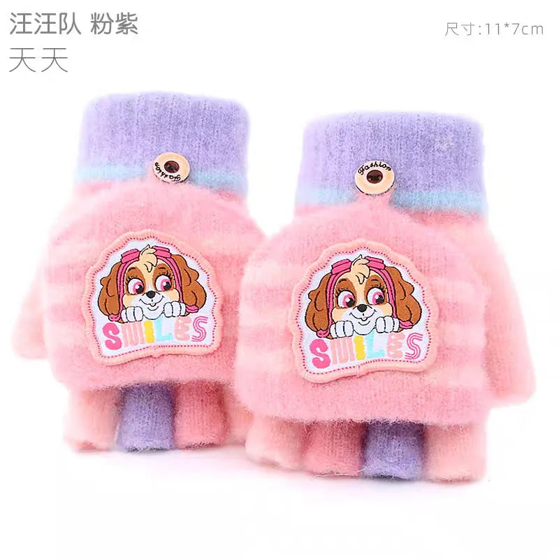 Genuine Paw Patrol Winter KIDS Glove Chase Marshall Skye Everest Rubble Zuma Rocky Ryder Children Mittens Christmas Gift 2-6T