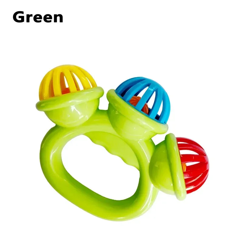 1/4PCS Newborn Hand Rattle Ball Baby Toys Grasping Hand Bell Sensory Toys Kids Safety Materials Toys for Baby Children Best Gift