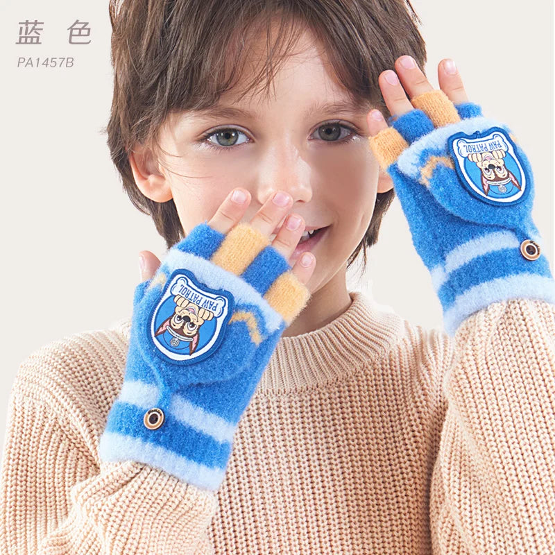 Genuine Paw Patrol Winter KIDS Glove Chase Marshall Skye Everest Rubble Zuma Rocky Ryder Children Mittens Christmas Gift 2-6T