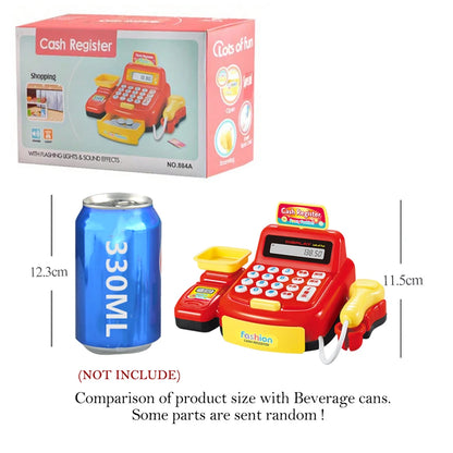 Kids Cash Register Playset with Shopping Cart and Accessories