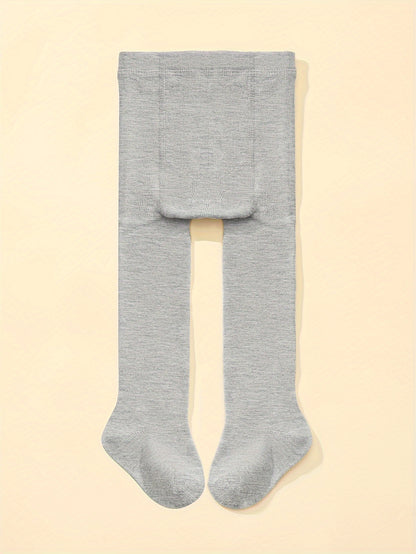 Infant's Solid Color Leggings, Versatile Pantyhose, Baby Girl's Clothing