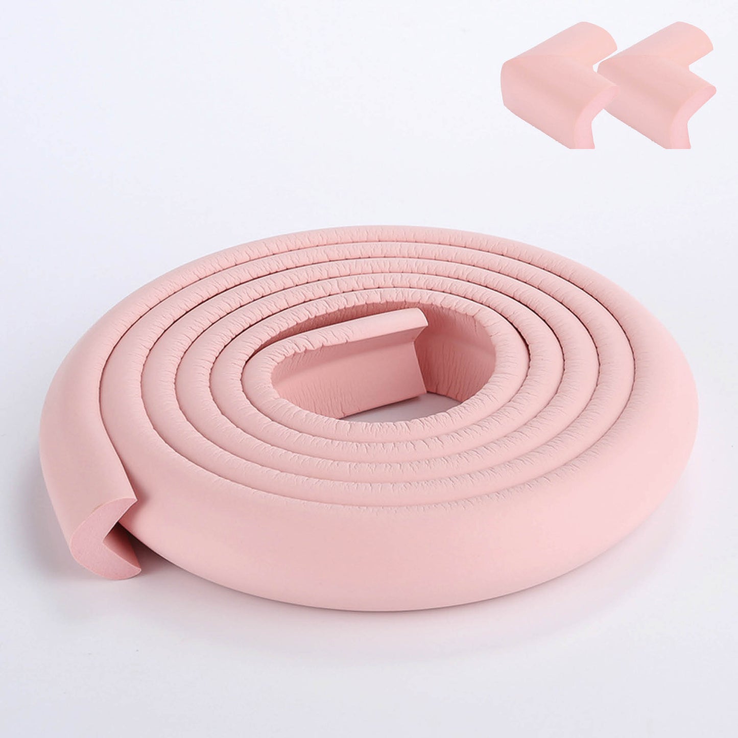 Proofing Edge And Corner Guard Protector Set, 6.5 Feet Edges & 2 Foam Corners, Furniture And Tables Child Baby Proof Bumpers , Pre-Taped Corner Cushions