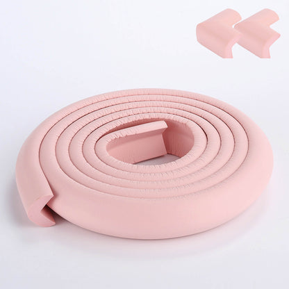 Proofing Edge And Corner Guard Protector Set, 6.5 Feet Edges & 2 Foam Corners, Furniture And Tables Child Baby Proof Bumpers , Pre-Taped Corner Cushions