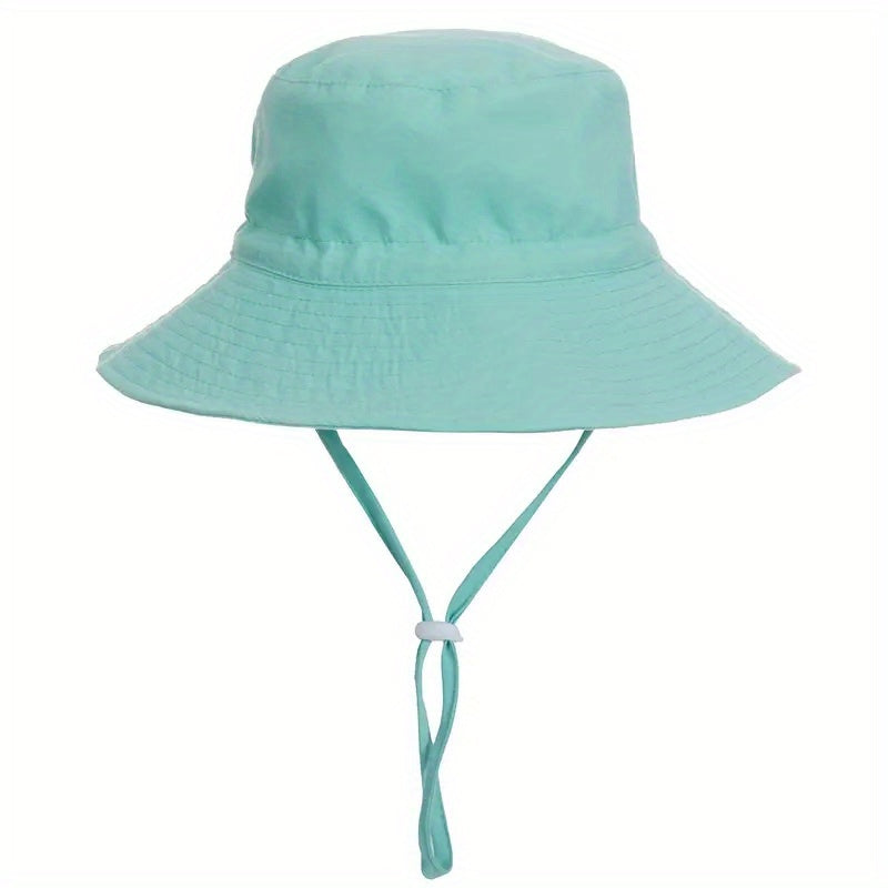 Summer Baby Sun Hats for Girls And Boys, Beach Bucket Hats for Ages 0-8.