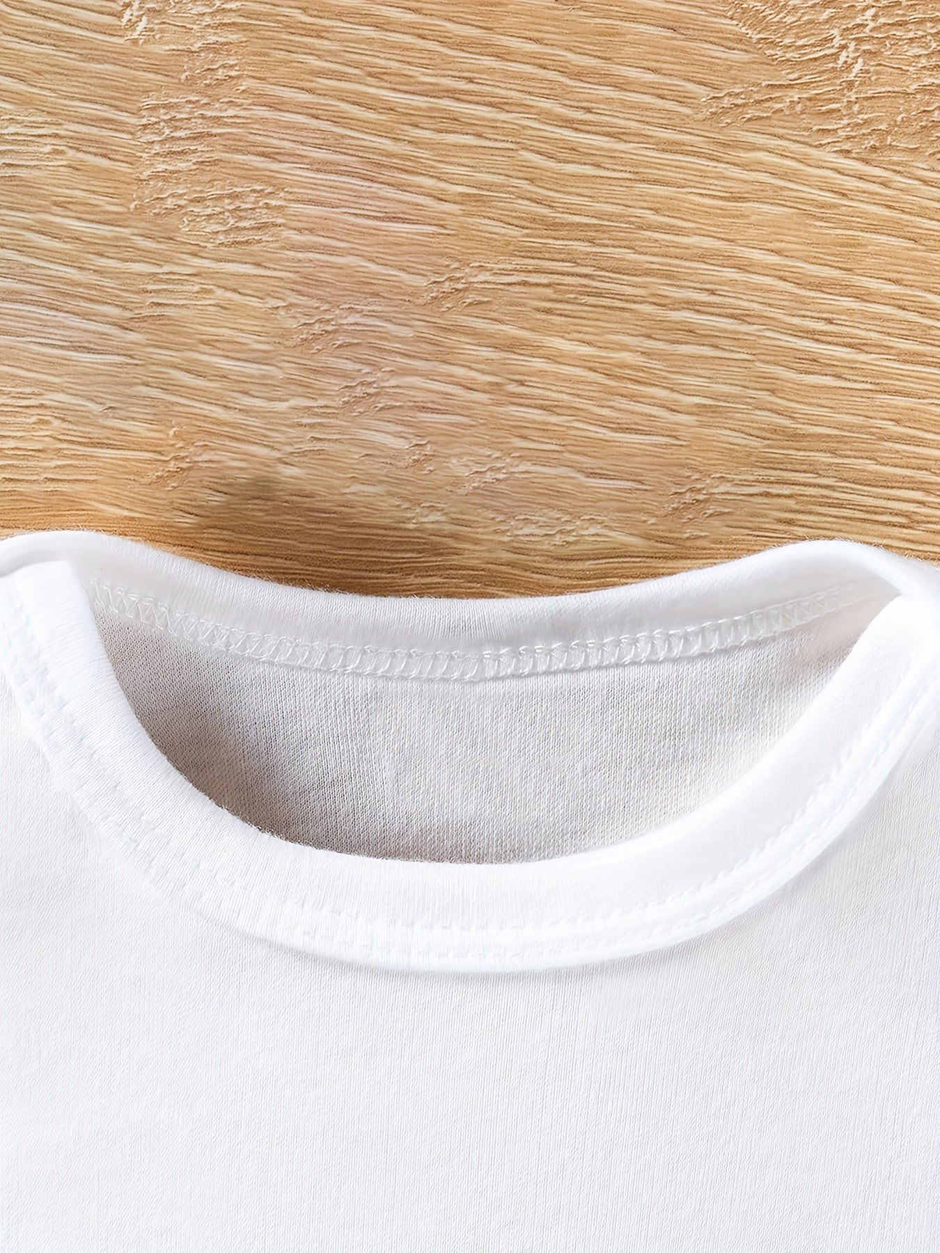 Infant Baby Boys "My Siblings Have Paws" Short Sleeve Onesie Clothes, Suitable For Indoor And Outdoor Wear