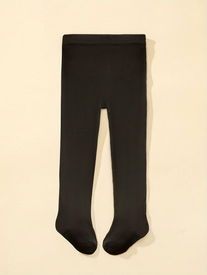 Infant's Solid Color Leggings, Versatile Pantyhose, Baby Girl's Clothing