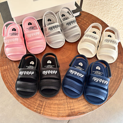 Baby Girls Boys Mesh Breathable Sandals New Soft Crib Shoes First Walker Shoes Beach Shoes For Newborn Infant, Spring And Summer
