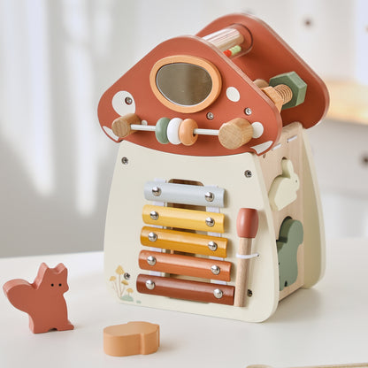 A Multi-functional Mushroom Five-in-one Toy Set, An Interesting And Educational Cognitive Toy That Helps Develop Hand-eye Coordination, Baby Toy, And A Birthday And Christmas Gift For Children