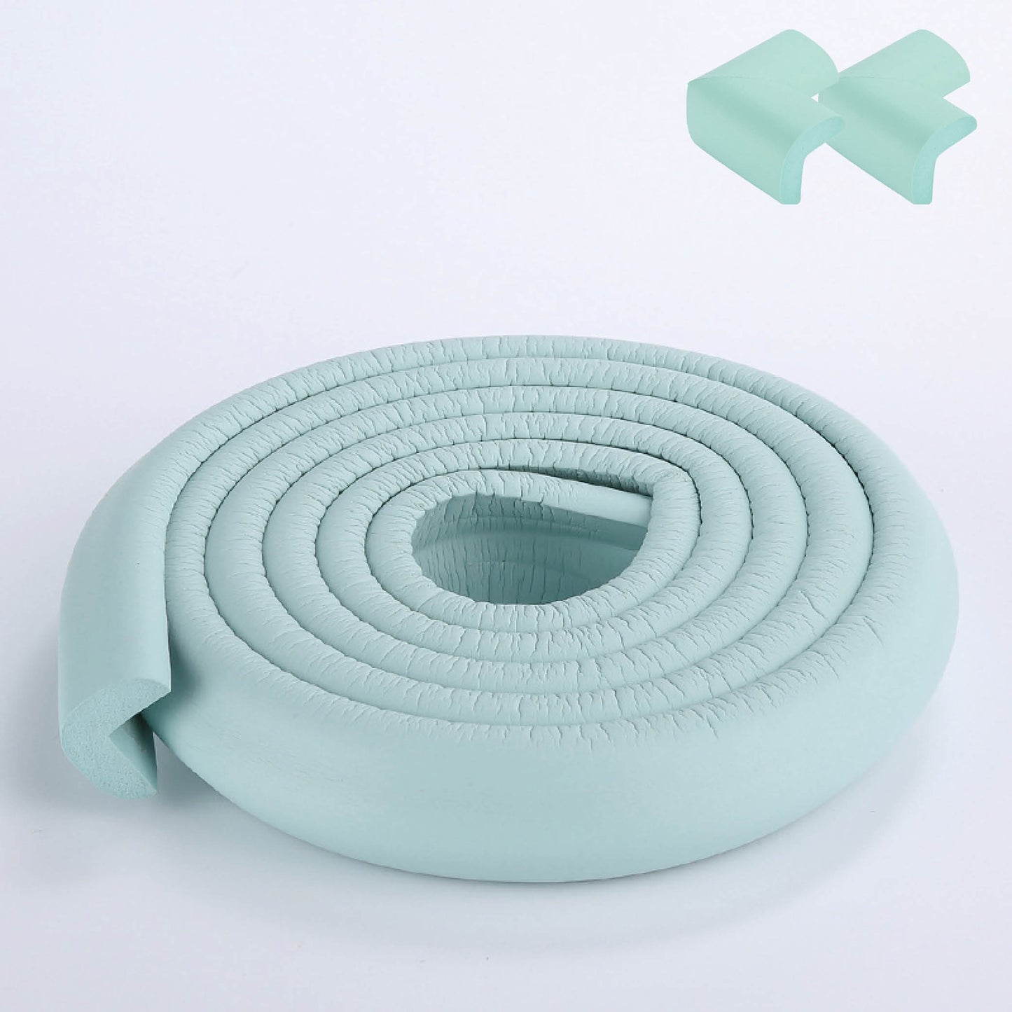 Proofing Edge And Corner Guard Protector Set, 6.5 Feet Edges & 2 Foam Corners, Furniture And Tables Child Baby Proof Bumpers , Pre-Taped Corner Cushions