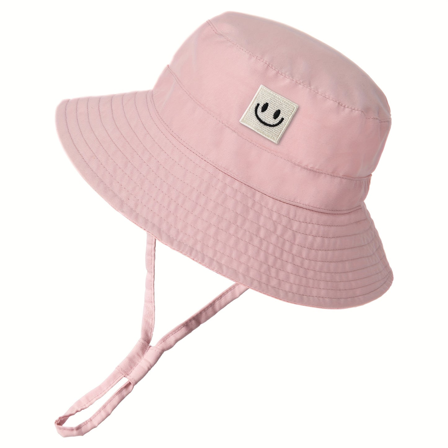 1pc Baby Sun Hat, Toddler Summer Sun Protection, Wide Brim Bucket Beach Hats For Baby Boy And Girl, Adjustable Kid Cap