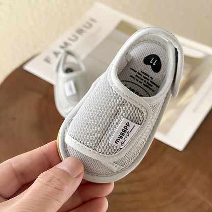 Baby Girls Boys Mesh Breathable Sandals New Soft Crib Shoes First Walker Shoes Beach Shoes For Newborn Infant, Spring And Summer