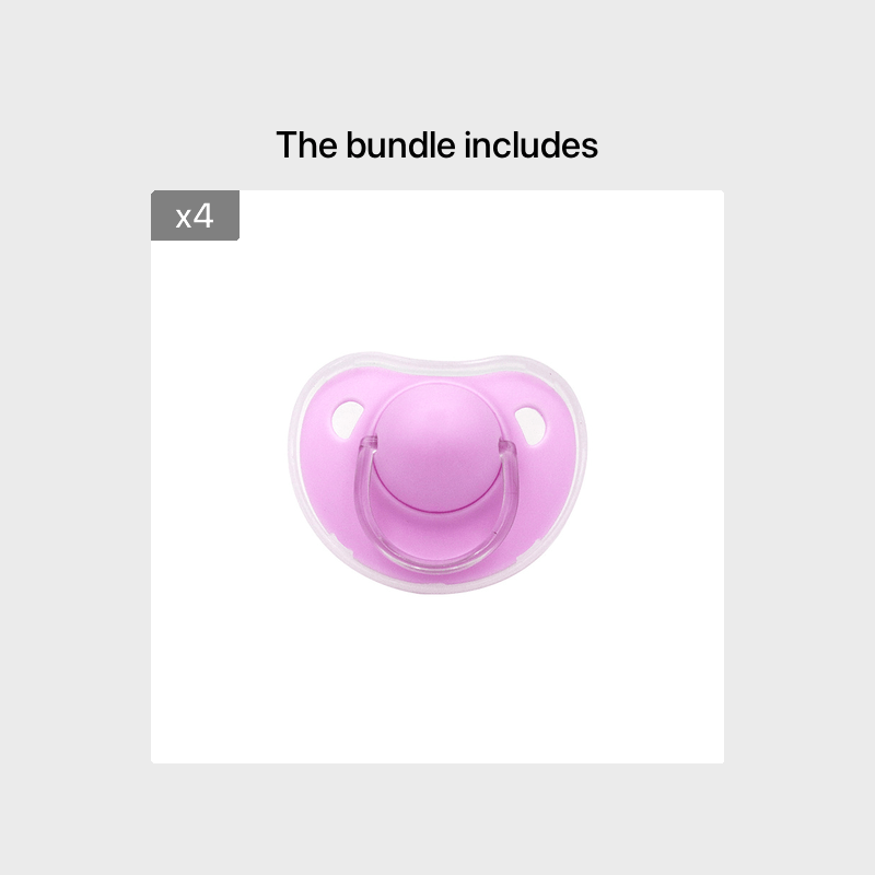 2 Options Matte Surface Baby Pacifier with Cover, Thumb & Cherry Round Shape Soother Pacifiers for Boy and Girl, Christmas Thanksgiving Day Gift