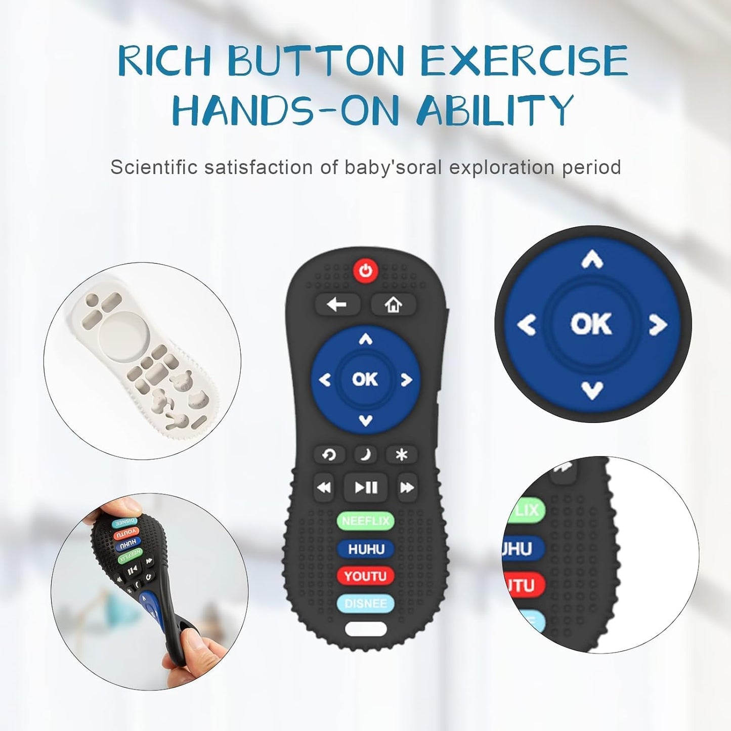 Halloween Baby Toy Set - Stimulate Sensory Growth & Fine Motor Skills - Pull-String, Stacking Blocks, Remote Control - Perfect Educational Christmas Gift for 6-12 Month Infants Birthday