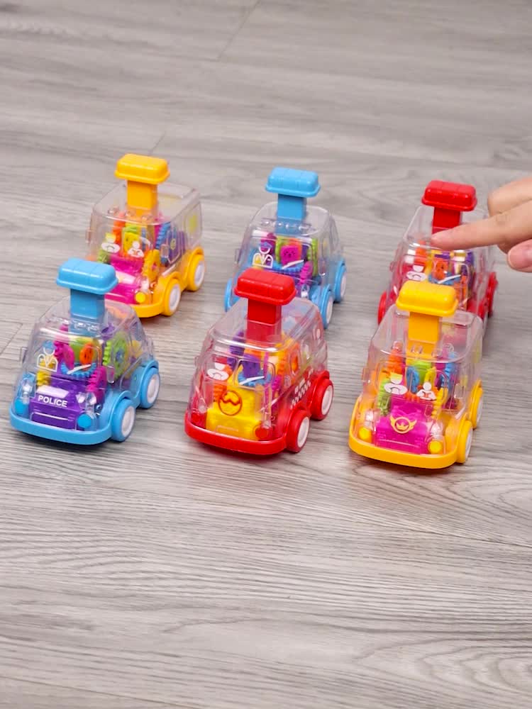 Children Press Car Boy 3 Inertia Pull Back Car 1-2 Years Old Baby 6 Months Baby Educational Toy Resistant To Falling