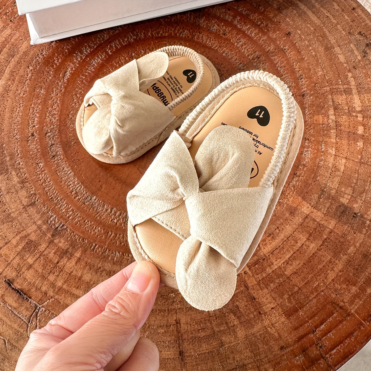 Floral Non-slip Baby Girl Sandals with Ruffle Trim – Comfy Open Toe Toddler Princess Shoes for Spring/Summer